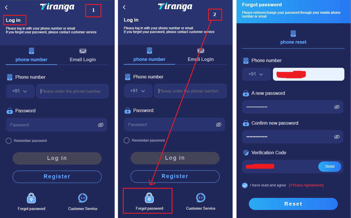 How to Change Your Tiranga Game Login Password